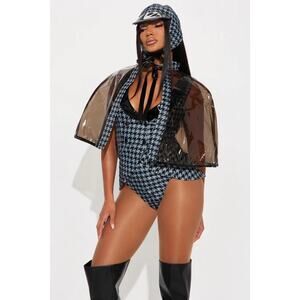 NEW Sexy Sherlock Holmes Case Closed Sexy Detective Costume